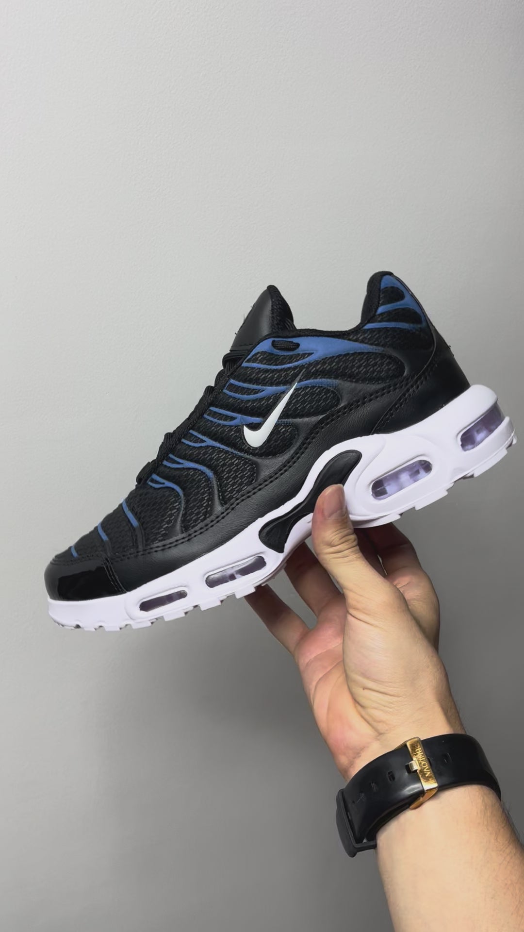 Tenis Nike TN Negro Azul Unisex